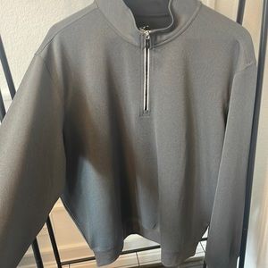 Dark Gray Sweatshirt Jacket